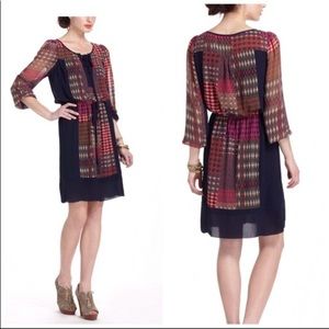 Anthropologie Maeve Rosalie Boho Peasant Dress Suze XS